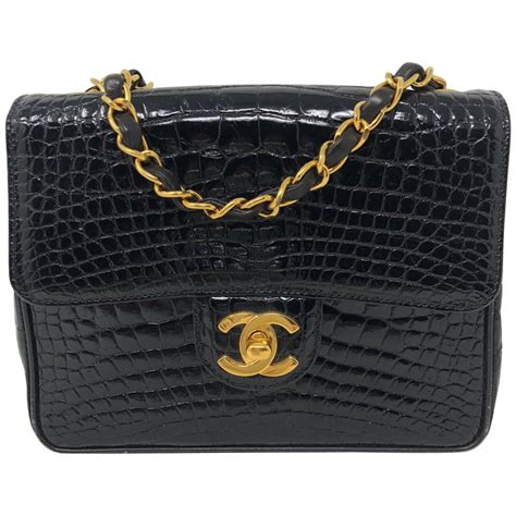 chanel croc bag|chanel crocodile bags for sale.